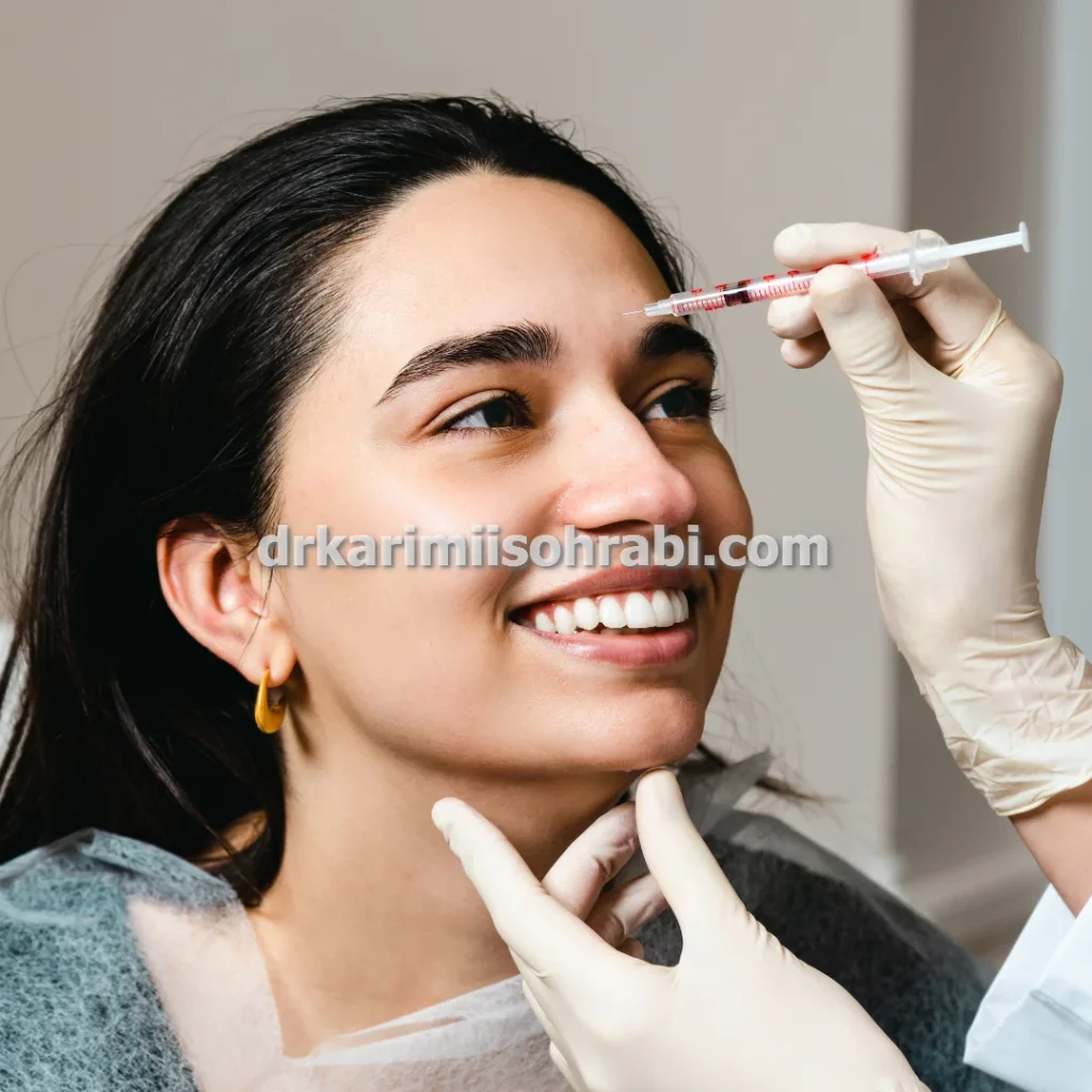 تزریق ژل بوتاکس چربی به صورت طبیعی و با طراحی متناسب با چهره در تهران